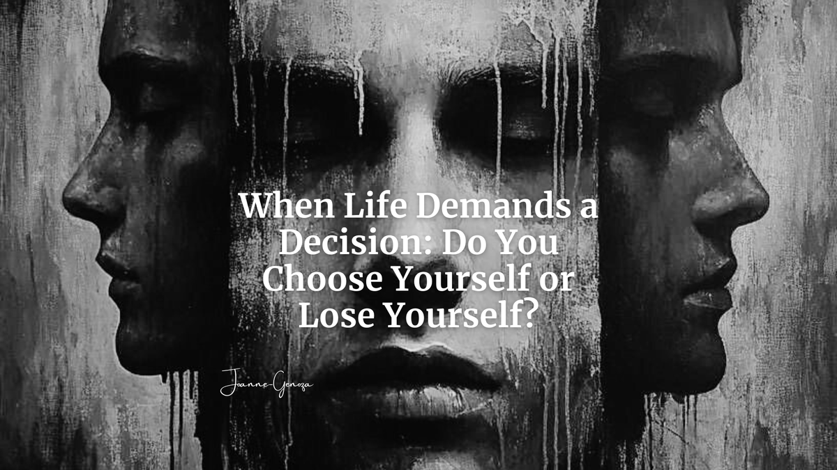 When Life Demands a Decision: Do You Choose Yourself or Lose Yourself?